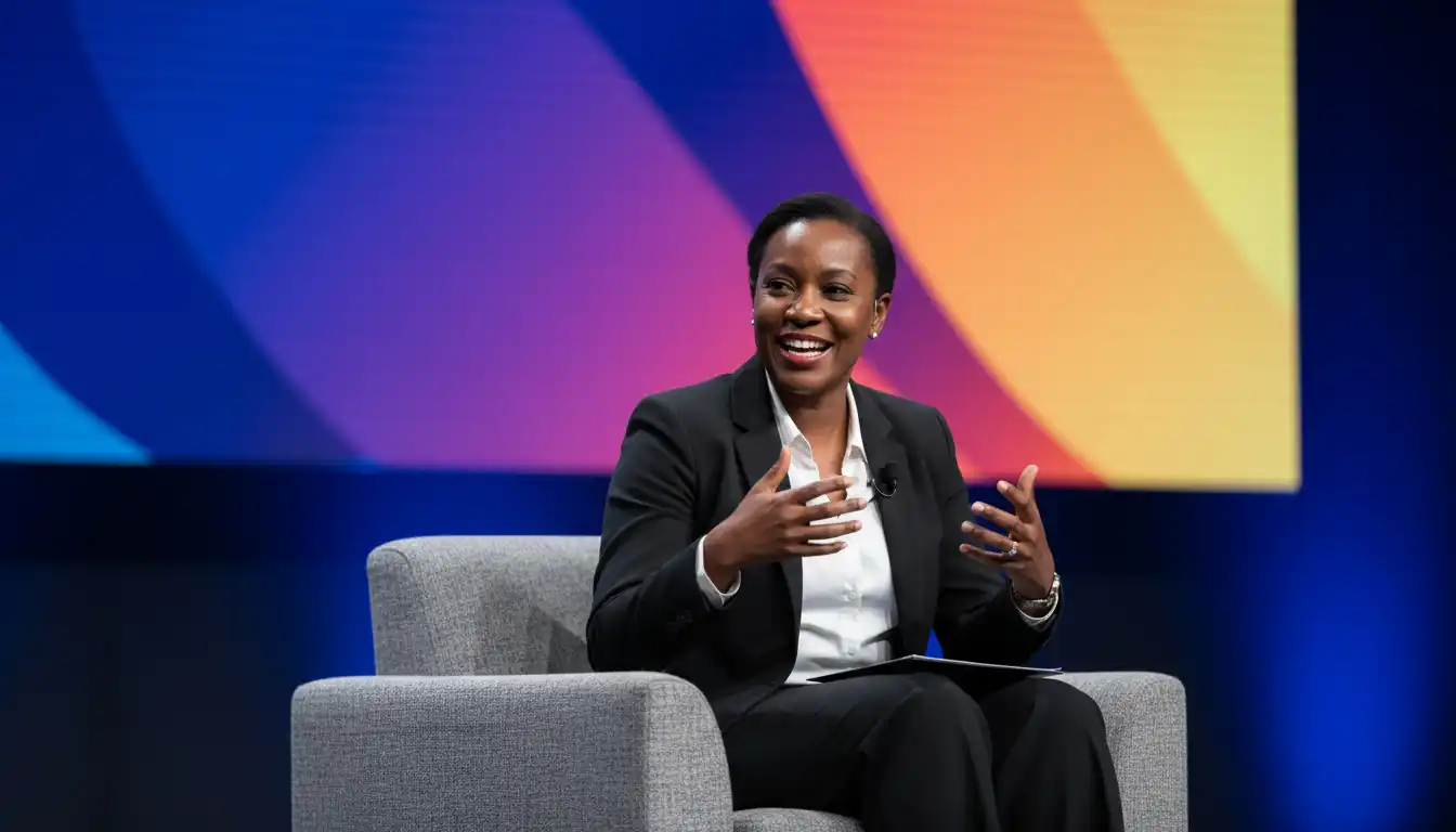 Cybersecurity conference experts sharing insights with delegates